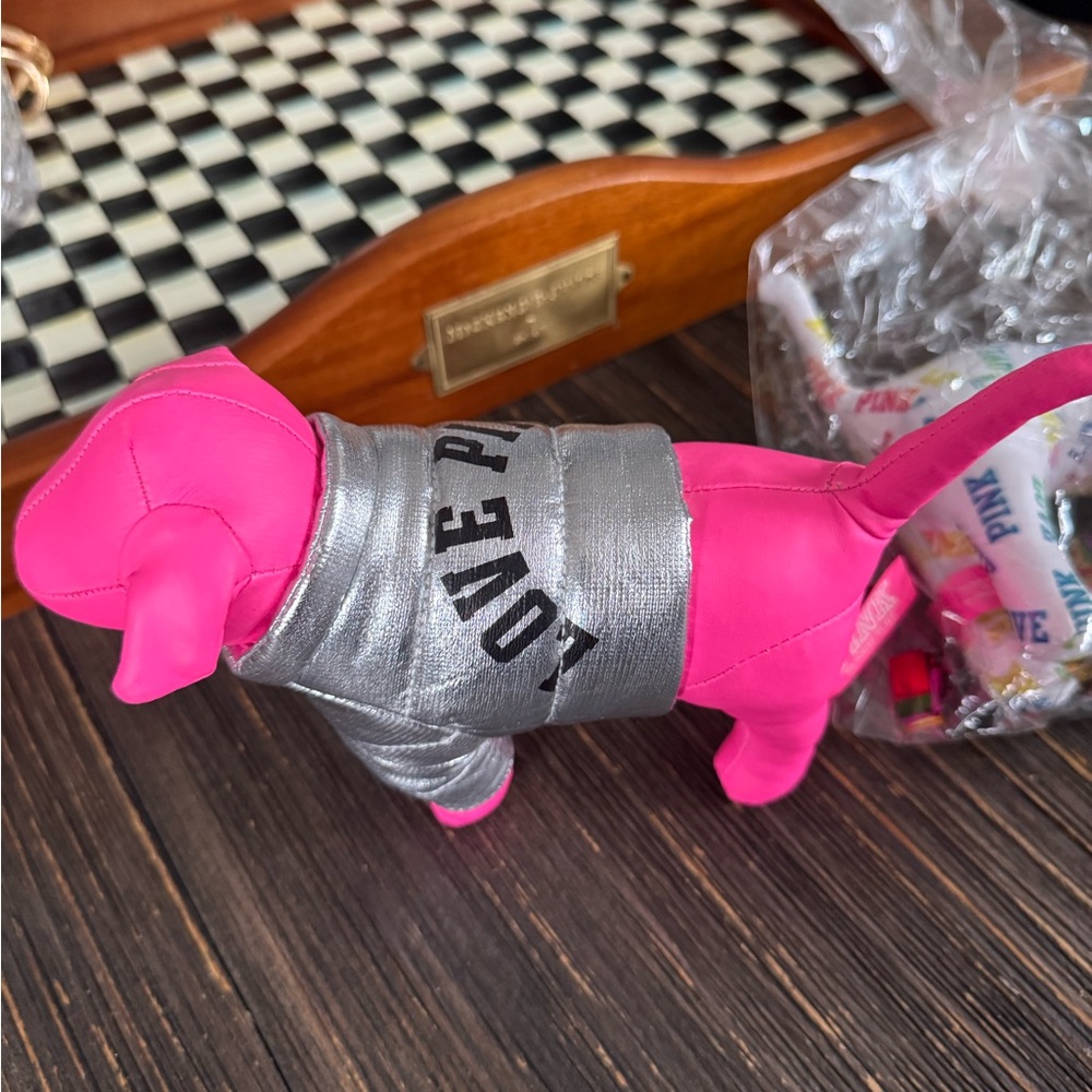 Victoria’s Secret pink dogs bundle VS DOGS pups confetti opening day dog vest - Picture 6 of 13